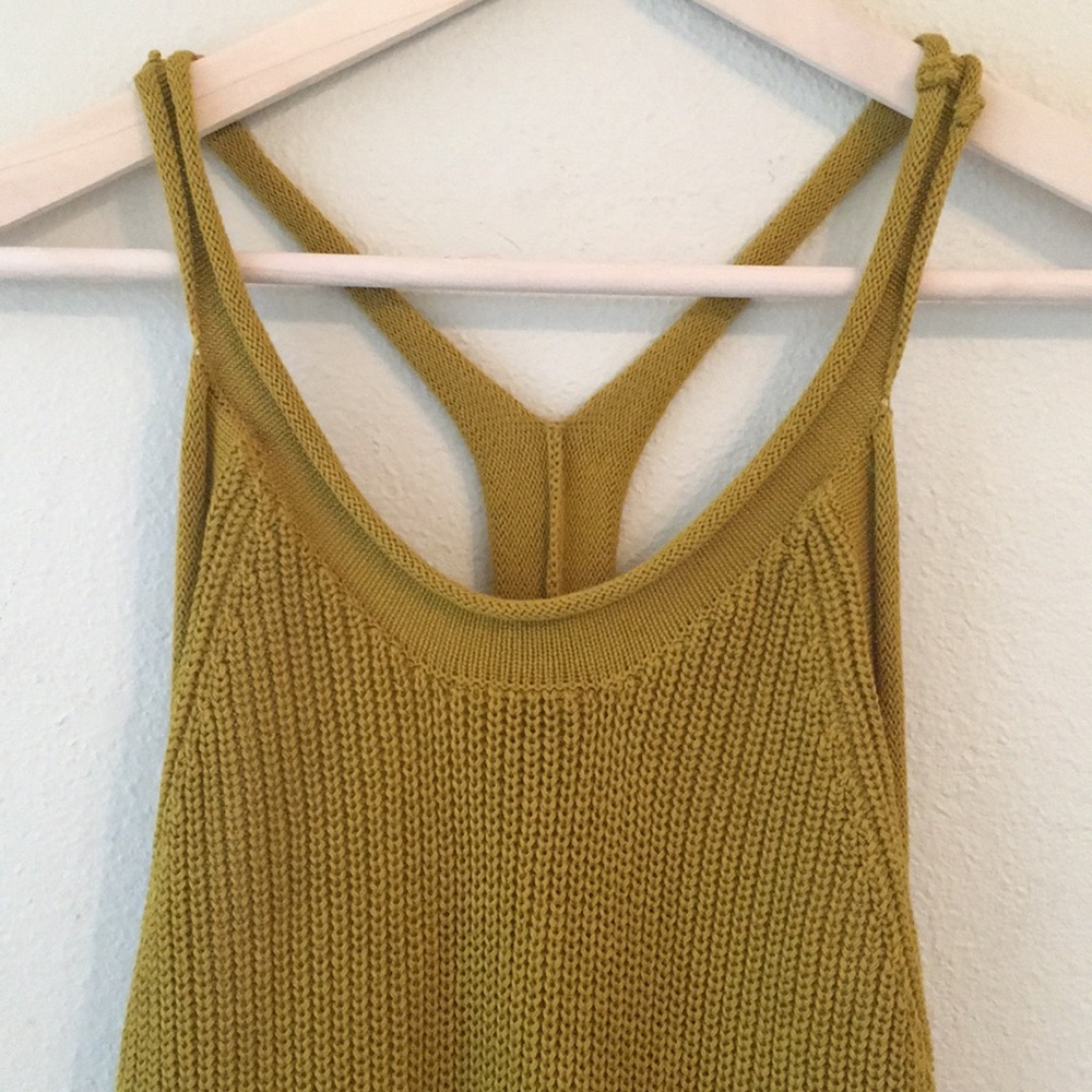 Knit Racerback Tank Top - Picture 3 of 7